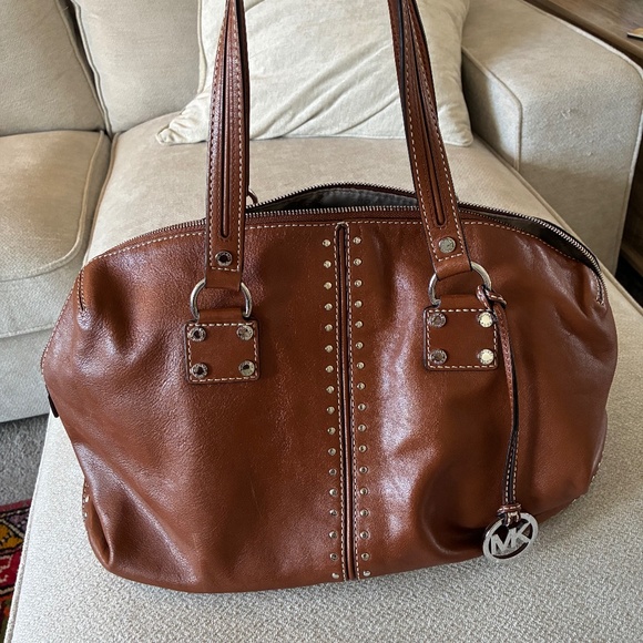 Michael Kors Extra-Large Studded Weekender - Picture 1 of 6